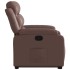 Sillón reclinable elevable cuero sintético