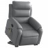 Sillón reclinable de masaje de pie cuero artificial