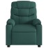 Sillón reclinable eléctrico tela verde