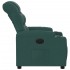 Sillón reclinable eléctrico tela verde