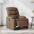 Sillón reclinable eléctrico de tela