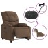 Sillón reclinable eléctrico de tela
