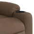 Sillón reclinable eléctrico de tela