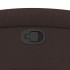 Sillón reclinable elevable tela marrón