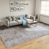 Alfombra lavable antideslizante gris 400x300