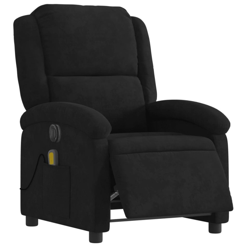 Sillón reclinable de masaje eléctrico terciopelo