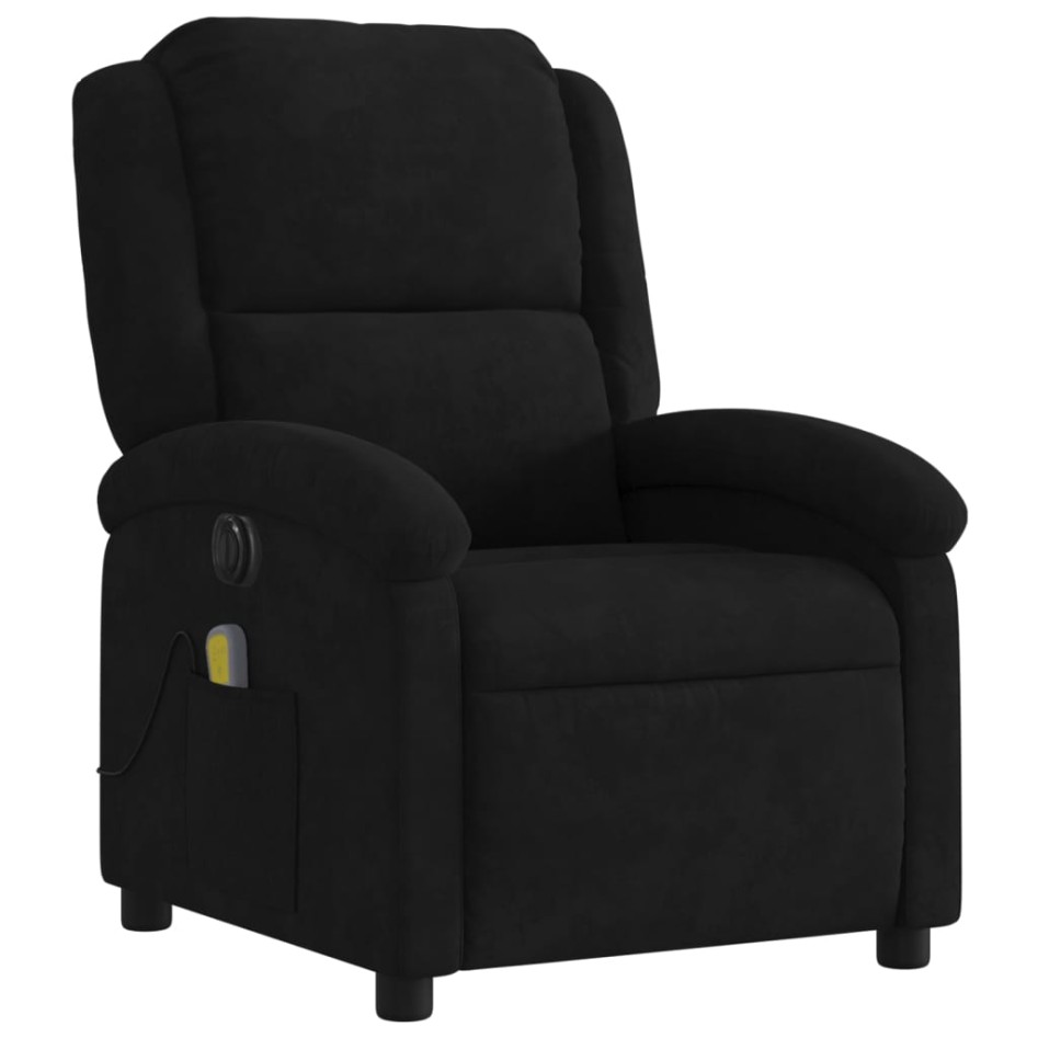 Sillón reclinable de masaje eléctrico terciopelo