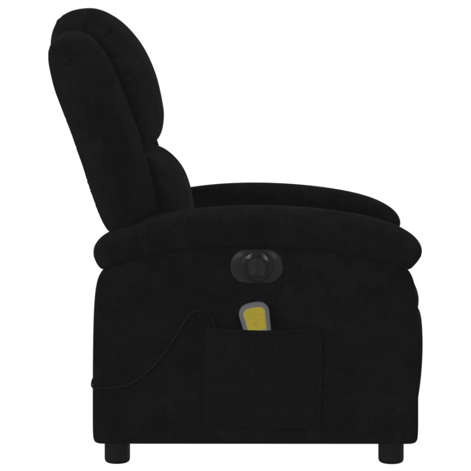 Sillón reclinable de masaje eléctrico terciopelo