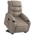 Sillón elevable eléctrico cuero artificial