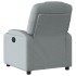 Sillón reclinable eléctrico tela gris