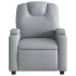 Sillón reclinable eléctrico tela gris