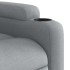 Sillón reclinable eléctrico tela gris