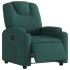 Sillón reclinable eléctrico tela verde