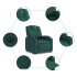 Sillón reclinable eléctrico tela verde