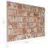 Paneles de pared 3D diseño de ladrillo 10 uds EPS
