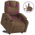 Silla de masaje reclinable de pie de tela