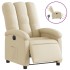 Sillón reclinable eléctrico de tela