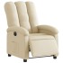 Sillón reclinable eléctrico de tela
