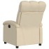 Sillón reclinable eléctrico de tela