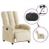 Sillón reclinable eléctrico de tela