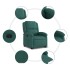 Sillón reclinable elevable tela verde