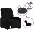 Sillón reclinable eléctrico de tela