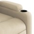 Silla de masaje reclinable de pie de tela color