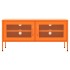 Mueble para TV de acero naranja 105x35x50