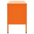 Mueble para TV de acero naranja 105x35x50