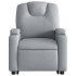 Sillón eléctrico reclinable elevable de tela gris