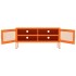 Mueble para TV de acero naranja 105x35x50