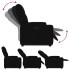 Sillón reclinable elevable tela