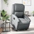 Sillón reclinable elevable eléctrico de cuero sintético