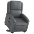 Sillón reclinable elevable eléctrico de cuero sintético