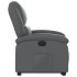 Sillón reclinable elevable eléctrico de cuero sintético