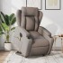 Sillón de masaje eléctrico reclinable elevable tela
