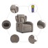 Sillón de masaje eléctrico reclinable elevable tela