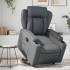 Sillón reclinable elevable cuero artificial