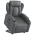 Sillón reclinable elevable cuero artificial
