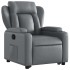 Sillón reclinable elevable cuero artificial