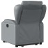 Sillón reclinable elevable cuero artificial