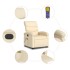 Sillón de masaje eléctrico reclinable elevable tela