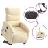 Sillón de masaje eléctrico reclinable elevable tela