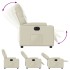 Sillón reclinable eléctrico de cuero sintético