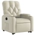 Sillón reclinable elevable cuero artificial color