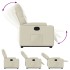 Sillón reclinable elevable cuero artificial color