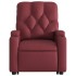 Sillón elevable eléctrico cuero artificial rojo