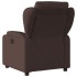 Sillón reclinable eléctrico tela marrón
