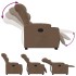 Sillón eléctrico reclinable elevable de tela