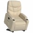 Sillón eléctrico reclinable elevable de tela color